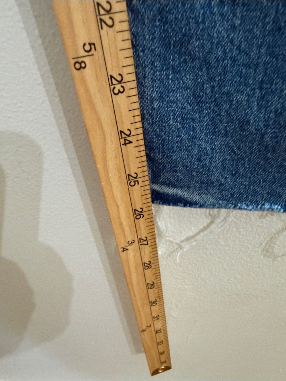 Mother The Stunner Ankle Fray Jeans Womens Size 28 Denim Mid Wash - Picture 13 of 13